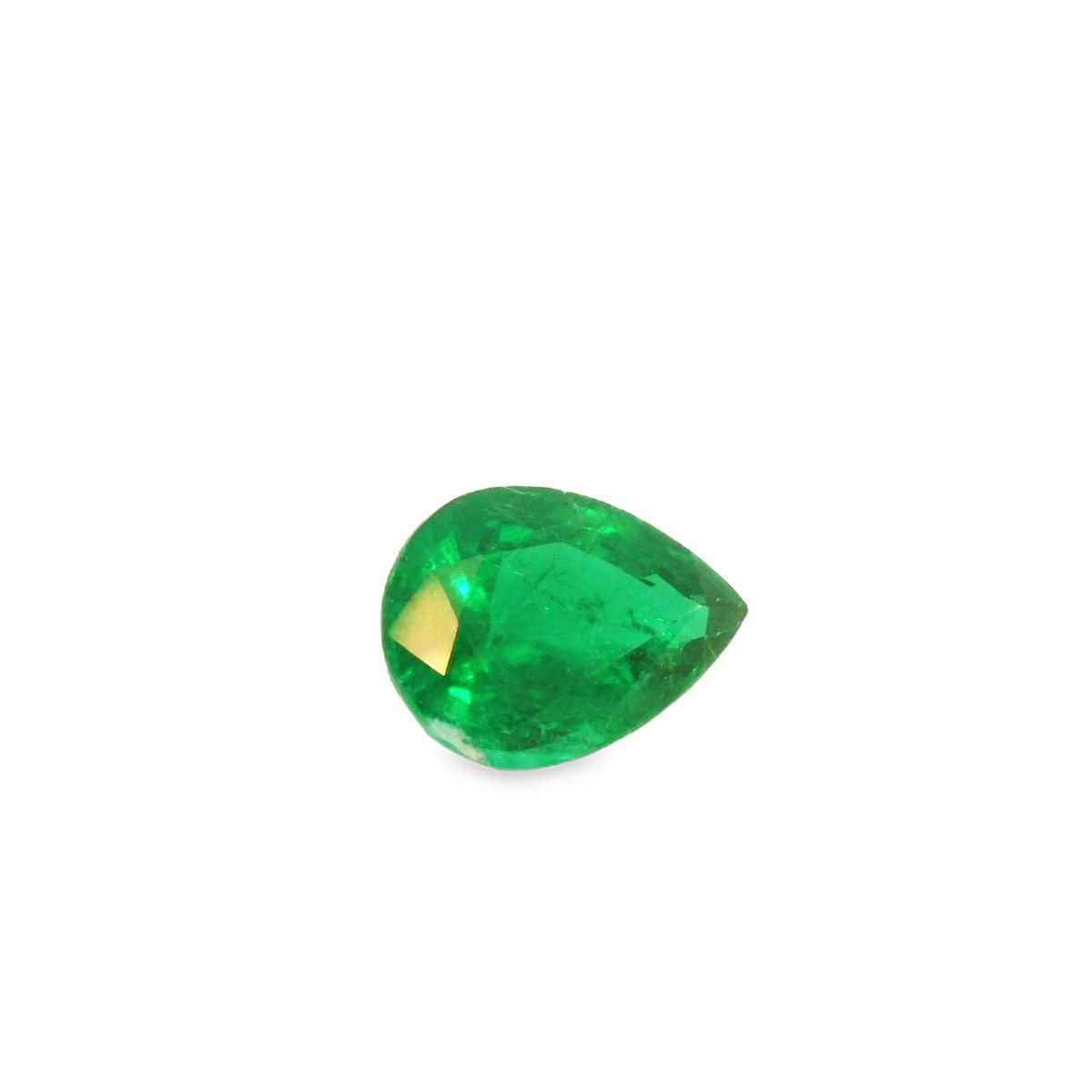 3.32 ct Pear Green Natural Emerald
